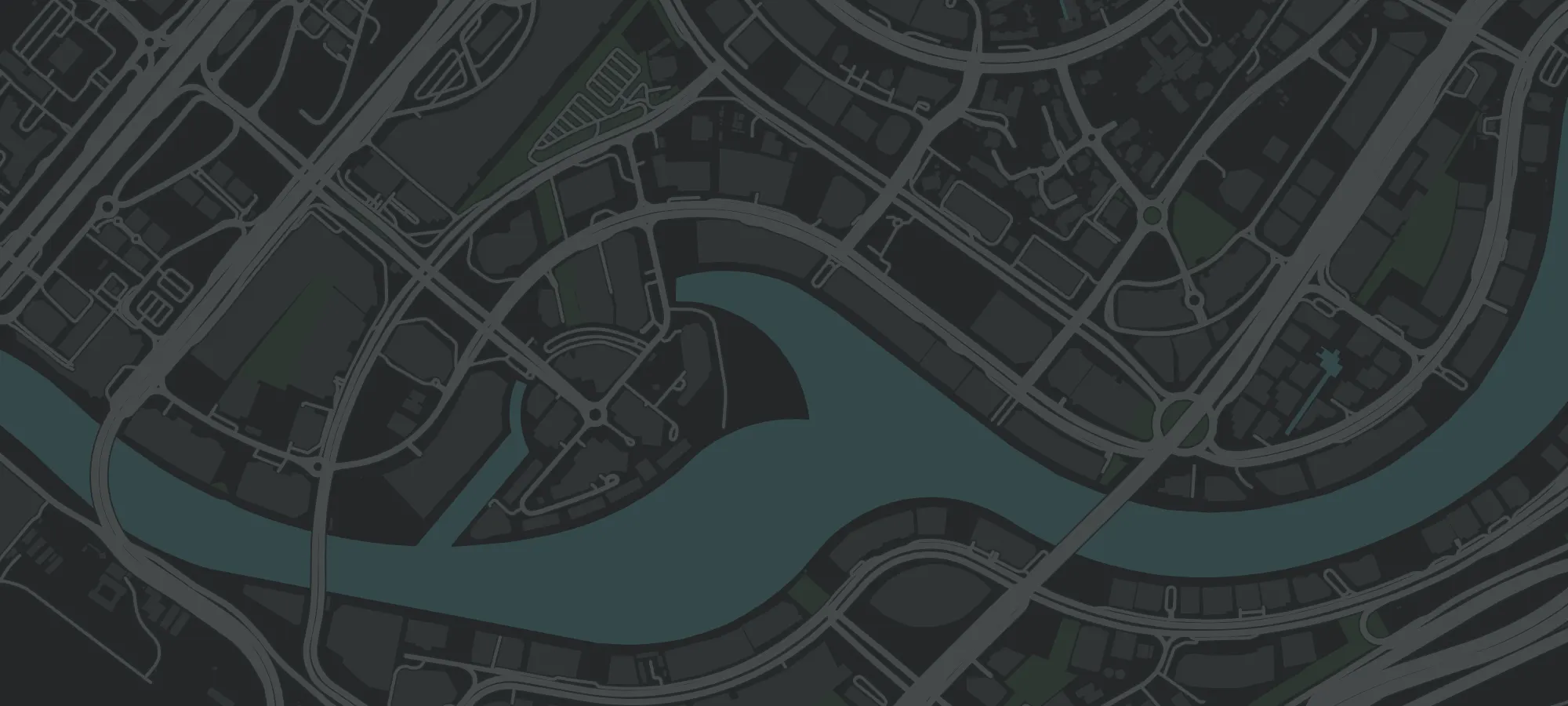 Map of Business Bay, Dubai, with the Dubai Canal